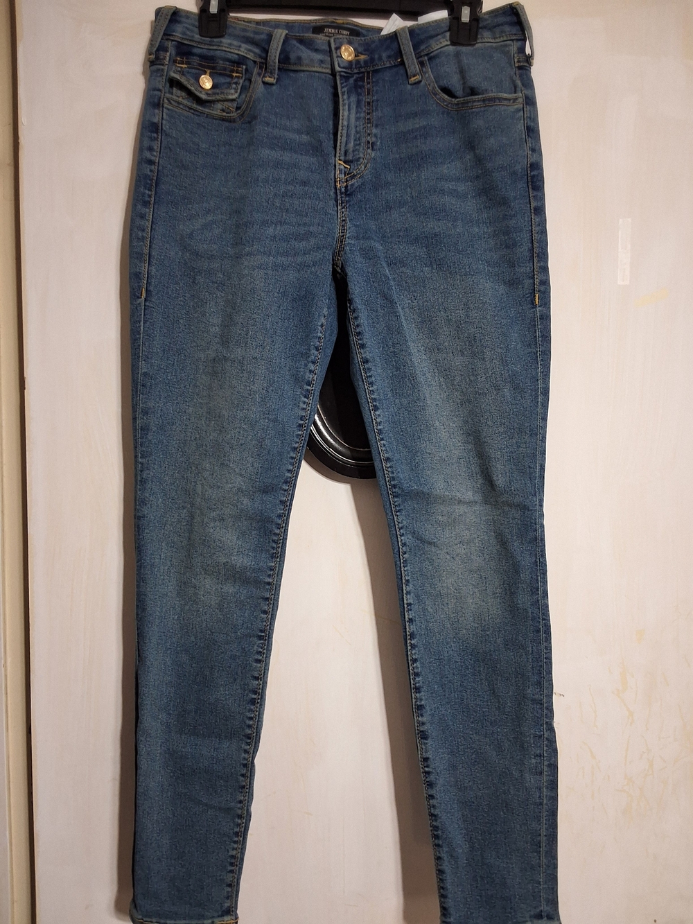 True Religion Medium Blue Jennie Curvy Women's Skinny Jeans